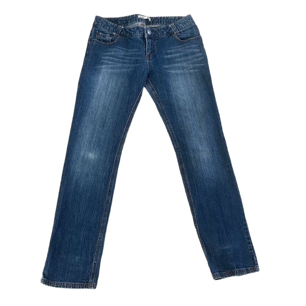 Ripcurl Pins Jeans Zip Blue Denim Slim Fit Low Rise Skinny